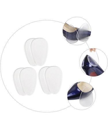 FRCOLOR 3 Pairs Clear High Heel Cushion Inserts - Non-Slip Grip & Comfort Pads for Women | Perfect for Damping & Protection - Buy Online on GoSupps.com