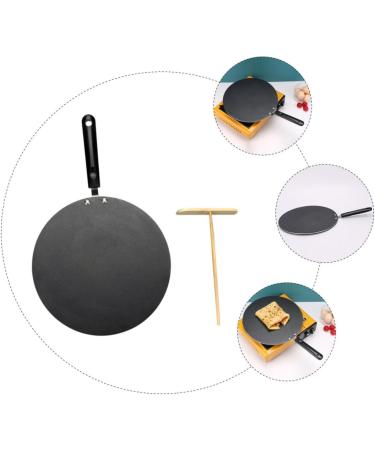 Zerodeko 1 Set Pancake Fruit Pan Induction Frying Pan Cast Iron Frying Pan Non Stick Fry Pans Stainless Cookware Non Stick Pan for Eggs Flat Wisking Tool Accessories Handheld Aluminum Alloy - Buy Online on GoSupps.com