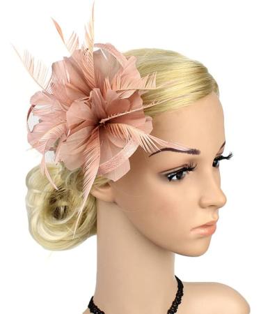 Lurrose 1PC Fascinator Hair Clip Fascinator Hair Pin Hair Clip Fascinator Hair Accessories for Women Wedding Tea Party Hat White - Buy Online on GoSupps.com