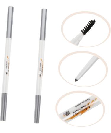 Didiseaon 2pcs Brow Pencil with Brush Gray Eyebrow Pencils Eyebrow Pencil Brown Abs (shell) - Buy Online on GoSupps.com