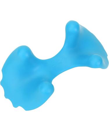 Verdant Touch Traction Pillow Portable Cervical Neck Stretcher for Pain Relief | Orthopedic Blue Pillow for Head and Neck Support - Buy Online on GoSupps.com