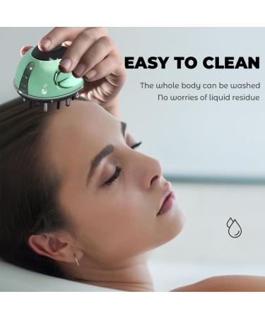 MEGZIHXN Hair Oil Applicator Bottle with Scalp Massager - Root Comb Applicator Bottle for Better Not Younger Hair Products (Mint Green) - Buy Online on GoSupps.com