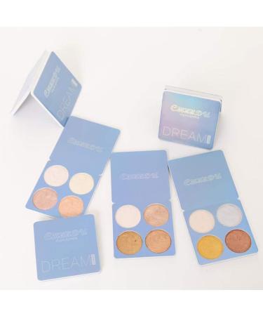 Weixinbuy Shimmer Highlighter Powder Palette Illuminator Palette The Powder Palette Highlighter Baked Waterproof Long Lastin - Buy Online on GoSupps.com