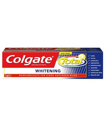 Colgate Total Whitening Toothpaste pack of 6 (6 x 75 ml)