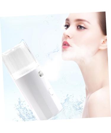 SOESFOUFU 1pc Hydrating Instrument Facial Mister Face Steamer Cool Mist Sprayer Mini Mister Electric Abs White - Buy Online on GoSupps.com
