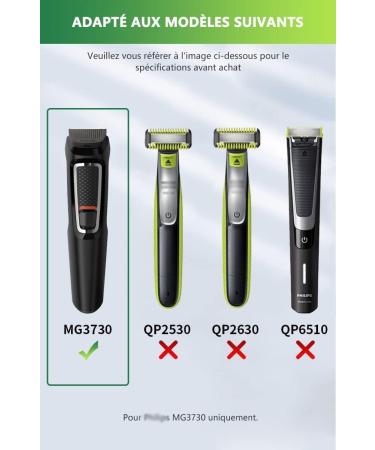 Bouge 4.3 V Chargeur Tondeuse Electrique pour Philips MG3730 Cable Rasoit pour MG3720/15 MG3730/15 MG3740/15 Tondeuse Cheveux Barbe Nez-Oreilles Cordon Alimentation - Buy Online on GoSupps.com