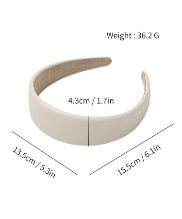 Leather Wide Headbands for Women - Fashionable Hair Accessories for Girls - Buy Online on GoSupps.com