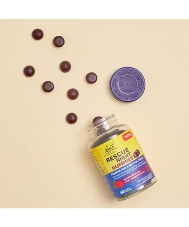 Rescue Remedy Gummies For A Serene Sleep with Raspberry Flavour Easy to Take Vegan & Natural Suitable for all the Family Pack of 60 Raspberry 60 count (Pack of 1) - Buy Online on GoSupps.com
