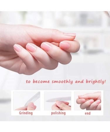 Manicure Fingernail Files Professional Glass Dead Skin Remover Nail File Buffer Polisher Manicure Tool Professional Nail Polish Art Salon ToolDeft Processed - Buy Online on GoSupps.com