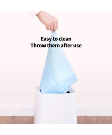 Amakunft Rabbit Pee Pads - Super Absorbent Pet Training Pads for Small Animals - 20pcs Blue - 18x13 - Buy Online on GoSupps.com