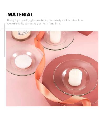 Yalych 2-Piece Replacement Oil Warmer Shell - Glass Round Wax Melting Shell for Essential Oils & Aromatherapy Lamps - Buy Online on GoSupps.com