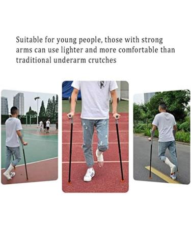 Canes Ergodynamic Forearm Crutches by Health 1 Pair/2 Crutches/Lightest Crutch Heavy Duty for Standard and Tall Adults Lightweight Aluminum Prosperous - Buy Online on GoSupps.com