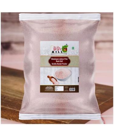 90's MILL Pink Rock Salt Loon Powder | Sabut Gulabi Lahori Sendha Namak Powder | Himalayan Pink Salt Powder with 84 Minerals For Cooking |100% Natural For Detox-100GM*2Pack - Buy Online on GoSupps.com