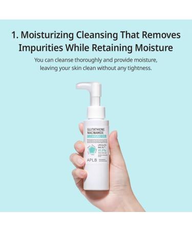 APLB Glutathione Niacinamide Cleansing Oil | Huile Lipo Glutathion Niac 73 8% 105ml/Soins cor ens D maquillant pour peaux sensibles Hydratant Soin des points noirs - Buy Online on GoSupps.com