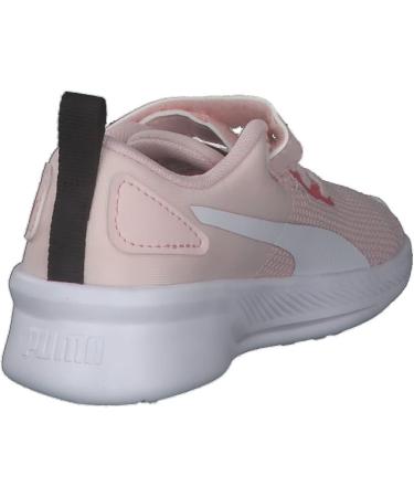 PUMA Kids Flyer Runner V INF Sneaker - 8 UK Child - Puma White/Lotus Paradise Pink - Buy Online on GoSupps.com