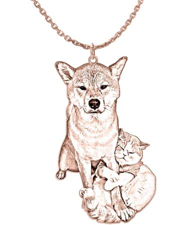 Personalized Photo Necklace | Cat Heart Necklace in Sterling Silver | Custom Engraved Pet Lover Gift for Dog Mothers - Buy Online on GoSupps.com