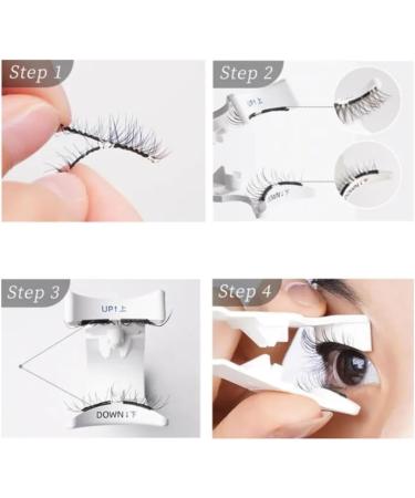 Lumentes Magnetic Eyelashes Reusable Magnetic Eyelashes Lumentes Magnetic Lashes Magnetic Eyelashes Natural Look Magnetic Eyelashes No Glue With Applicator (3styles) - Buy Online on GoSupps.com