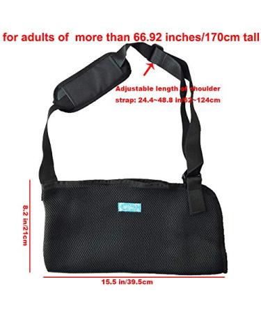 Comfortable Medical Arm Sling - Adjustable Double-Layer Support Brace for Elbow & Wrist Injuries | Right & Left Arm | Men & Women - Buy Online on GoSupps.com