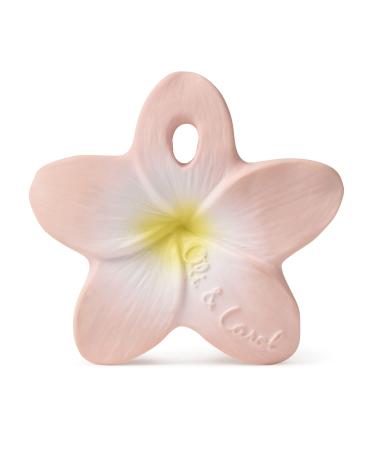 Oli & Carol - Mini Teething Ring for Babies Pink Bella the Flower