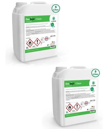 2x Docsept - Classic |Disinfectant |Hand disinfectant |Disinfectant for hands |Different sizes |VAH listed |Dermatest: very good (5000ml)