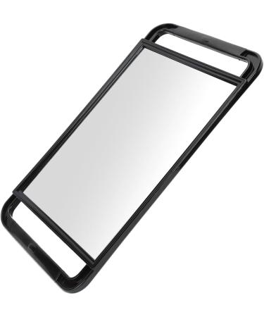 Handheld Barber Mirror 42x25cm Double Handle Large Rectangle Salon Hairdressing Tool - Buy Online on GoSupps.com