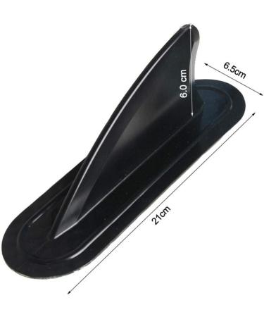Enfudid 2 Pcs Kayak Skeg Tracking Fin - Universal PVC Replacement Accessory for Surfboard/Canoe Boat - Black - Buy Online on GoSupps.com