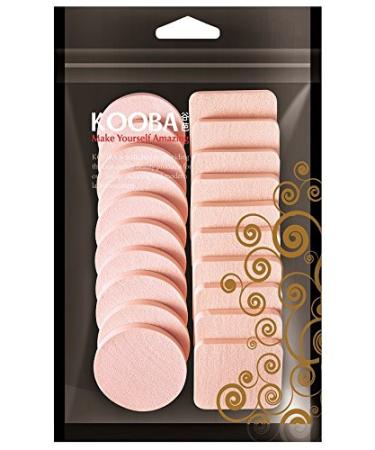 KOOBA 20 pcs Latex-Free Makeup Powder Sponges - Disposable Beauty Blender for Flawless Foundation - Ideal for Sensitive and All Skin Types - Buy Online on GoSupps.com