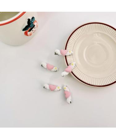 Limtula Superlatives Duckbill Heart Wing Hairpin for Woman Cute Sweet Style Charm Hair Clip Aesthetics Matte Hair Accessories White - Buy Online on GoSupps.com