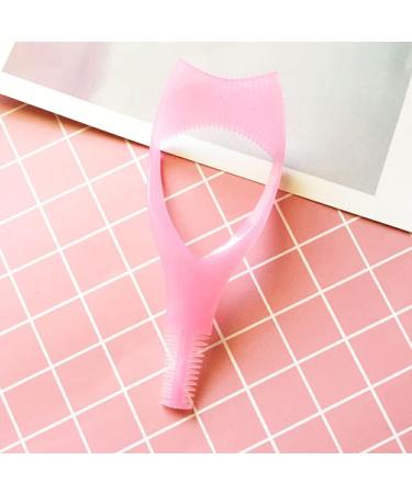 lmoikesz 3 in 1 Curling Comb Mascara Shield Eyelash Curler Applicator Guide Upper and Lower Guard Makeup Accessory Beauty Supplies - Buy Online on GoSupps.com