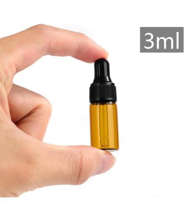 BPZXL 20pcs 5ml Brown Glass Pipette Bottles - Amber Sample Droppers for Aromatherapy & Essential Oils - Buy Online on GoSupps.com