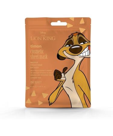 Mad Beauty - Disney The Lion King Cosmetic Face Sheet Mask Collection - 4 x 25 ml - Buy Online on GoSupps.com
