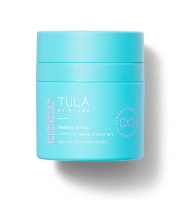 TULA Skin Care Beauty Sleep Overnight Repair Treatment | Anti-Aging, Night Cream, Contains Natural Peptides, AHAs, Retinol, Vitamin C to Reduce the Appearance of Lines and Dull Tone| 1.7 oz. - Buy Online on GoSupps.com