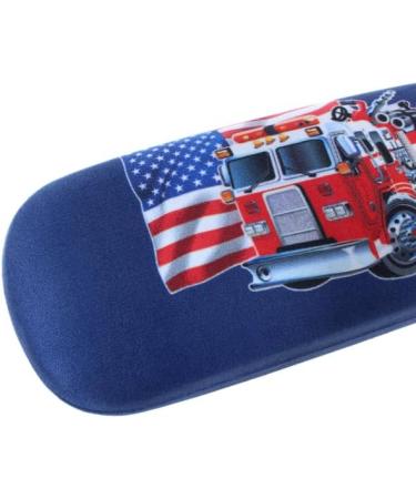 Buy Paule & Knopf Cool Children's Dark Blue Hard Case - Fire Brigade Design with Microfiber Cloth | Shop Internationally! - Buy Online on GoSupps.com