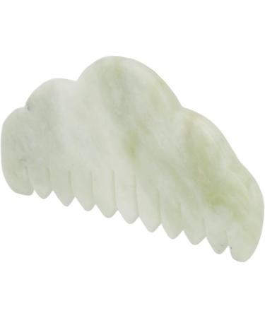 Ververt Touch Jadestone Head Therapy Massager - Scalp Massager for Bald Resistance Gua Sha Comb & Natural Skin Care Tool - Buy Online on GoSupps.com