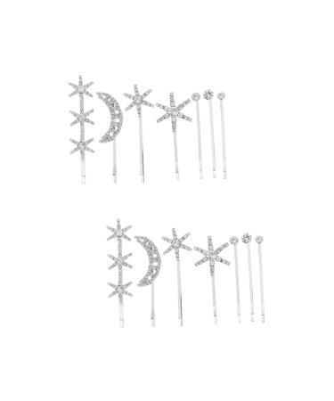 FOMIYES 2 Sets Fringe Bobby Pin Hair Clips for Teen Girls Goody Hair Clips for Women Girls Hair Clips Side Clip Hair Barrettes Hair Pin Hair Clips for Girls Alloy Headgear Wild