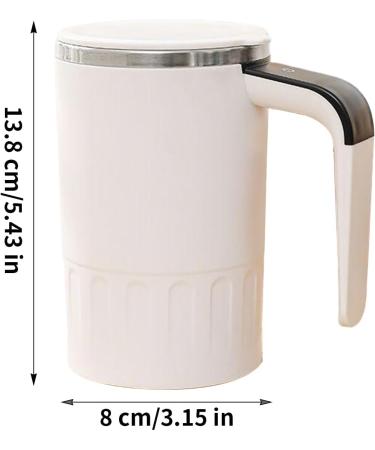 Generico M lange Automatique Magn tique avec Couvercle | Avec M langeur Automatique Et Couvercle - Pour Lait Prot ines En Poudre Boisson Maison Cuisine Bureau Voyage Camping Blanc - Buy Online on GoSupps.com