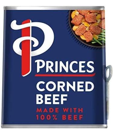 Princes Corned Beef Tinned Meat 2 x 340g - Premium Quality Canned Beef for Convenient Meals - Buy Online on GoSupps.com