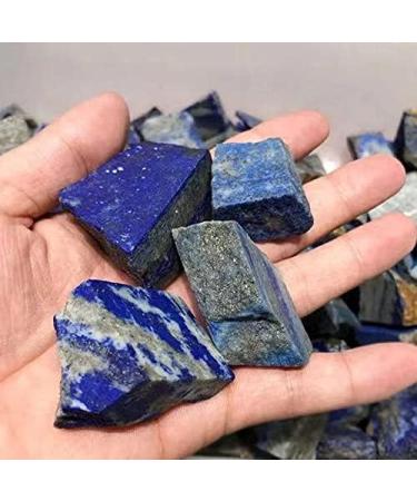 6pc 35g-50g Natural Blue raw Quartz Stone Lapis Lazuli Rough Crystal Minerals Chakra Reiki Balancing - Buy Online on GoSupps.com