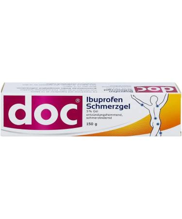 Doc Ibuprofen Pain Gel 5% - Fast Relief for Aches & Pains - 150g | Buy Internationally - Buy Online on GoSupps.com