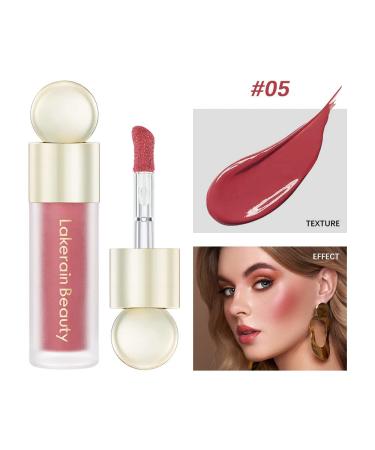 Matte Liquid Blush #05 - Lightweight Velvet Formula Long-Lasting & Easy to Blend - Natural Looking Cheek Color (1 Piece) - Buy Online on GoSupps.com