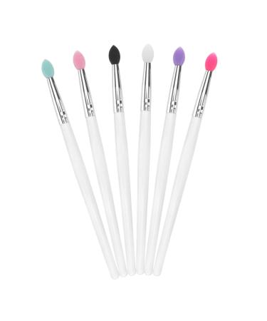 Balacoo 6PCS Eye shadow brush disposable makeup applicator eye crease brush eyeshadow brush for make-up flat