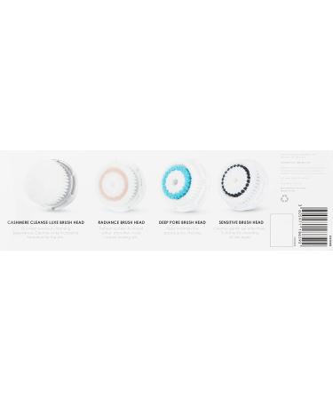 Clarisonic Brush Head Replacement Set - 4 Count Compatible with Mia 1, Mia 2, Mia Fit, Smart Profile, Uplift, Alpha Fit X - Pack of 1 - Buy Online on GoSupps.com