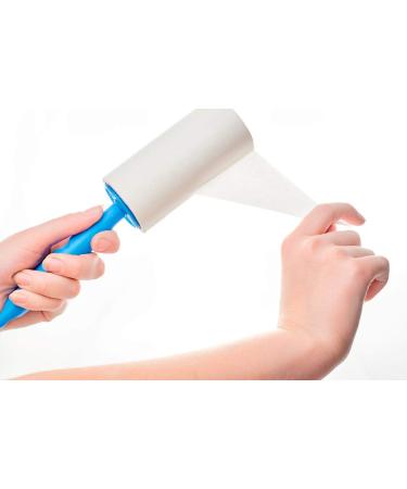 ZYBUX - Lint Roller | Lint Remover Pet Hair Remover & 4 Sticky replacement Heads Removes Animal Hairs Dust and Fluff From Garments Furniture and Car Seats - Buy Online on GoSupps.com