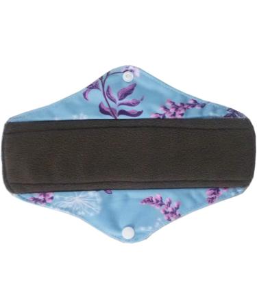 10PCS 10 Inch Charcoal Bamboo Cloth Menstrual Pads + Wet Bag | Reusable & Washable | NCM-M10-01 - Buy Online on GoSupps.com
