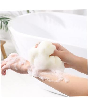 Healeved 4pcs Bath Balls & Flower Mesh Pouf - Exfoliating Body Scrubber & Shower Loofah Sponges for a Luxurious Bath Experience - Buy Online on GoSupps.com