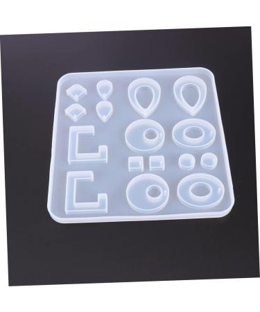 NUOBESTY 1pc Resin Epoxy Silicone Molds Silicone Necklace Jewelry Molds Epoxy Resin Accessories Cake Mold White 16.8x15.8cm - Buy Online on GoSupps.com