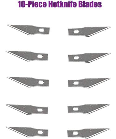 Handheld Electric Hot Cutter  Heat Cutting Tool with 10 Blades Accessories  Multipurpose Stencil Cutter for Cutting Carving Soft Thin Styrofoam Foam  Cloth  Plastic Board  Wood Guffman - Buy Online on GoSupps.com