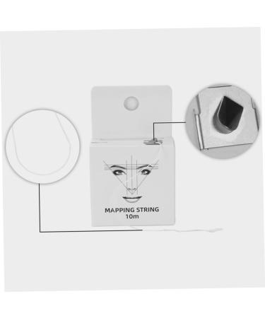 PLAFOPE Premium Eyebrow Corrector Eye Brow Corrector Brow Map Line Eyebrow Mapper Tool Ink White 4.6x1.8x7.5cm White - Buy Online on GoSupps.com
