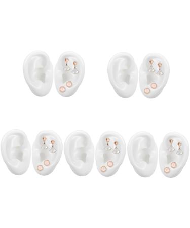 Buy 5 Pairs Silicone Artificial Ear Models - Realistic Simulation Ear Molds for Display & Training | International Shipping Available - Buy Online on GoSupps.com