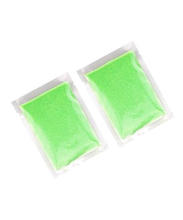 Abaodam 2 Pack Phosphorescent Pigment Outdoor Decorations Resin Glow Sand Powder Luminous Sand Fluorescence Green Siize 4